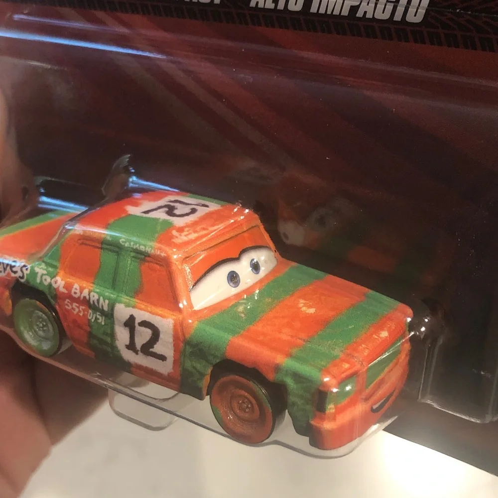 Pixar Cars High Impact Toy Car - Green, Orange, White